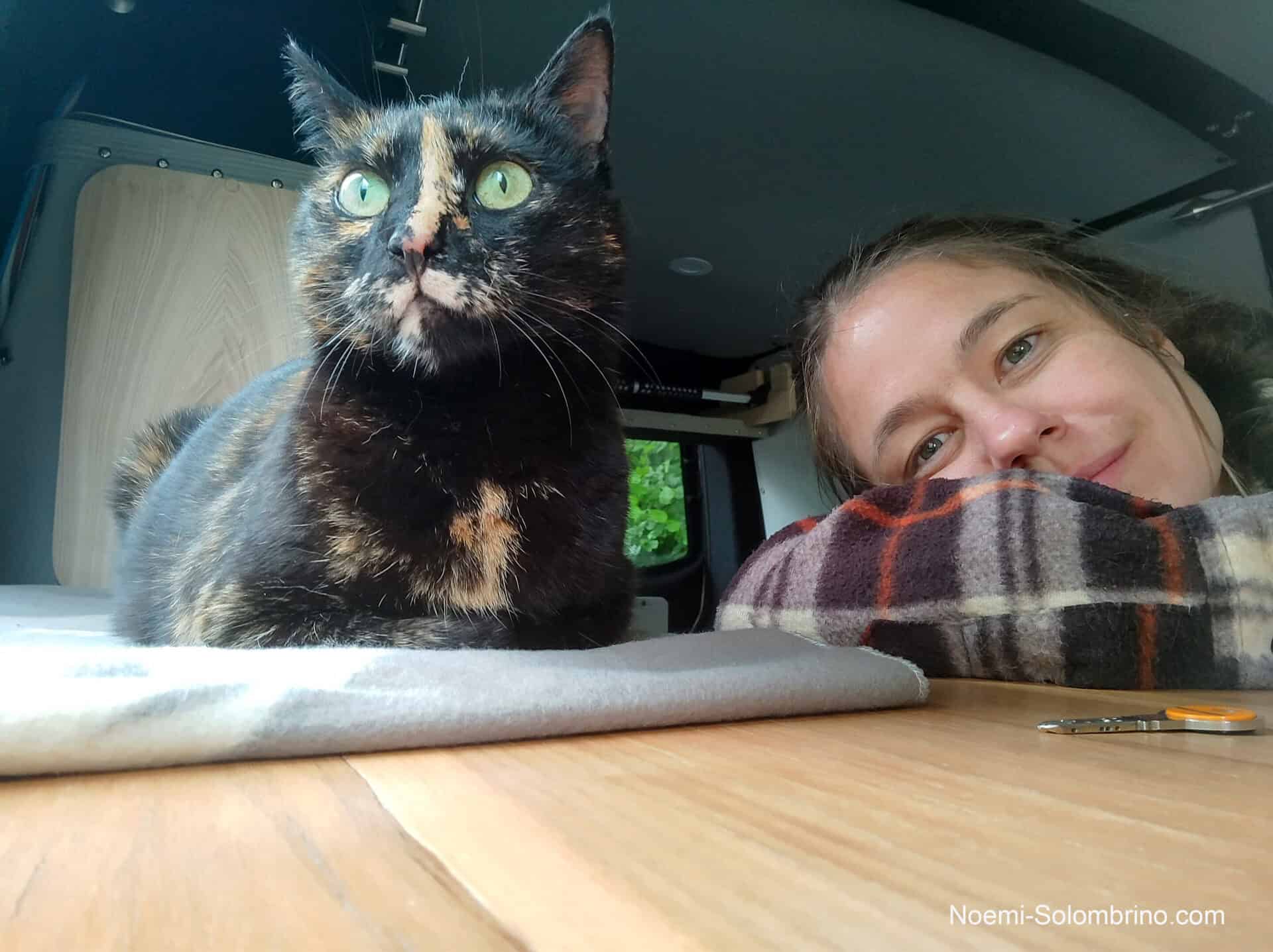 noemi solombrino reisen mit katze